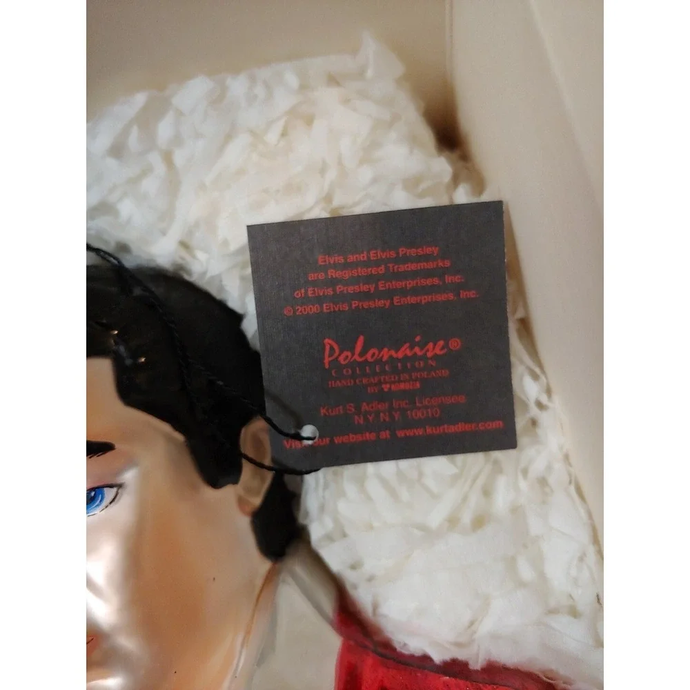 Polonaise Collection Komozja Elvis Presley Ornament Vintage W/Box Love Me Tender